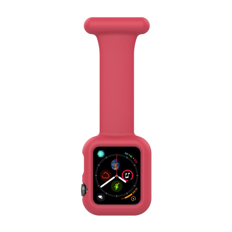 Dây đeo đồng hồ y tá silicone cho Apple Watch Series, 7 41mm / 6&SE&5&4 40mm / 3&2&1 38mm, 7 45mm / 6&SE&5&4 44mm / 3&2&1 42mm