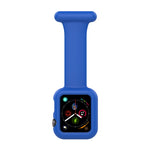 Dây đeo đồng hồ y tá silicone cho Apple Watch Series, 7 41mm / 6&SE&5&4 40mm / 3&2&1 38mm, 7 45mm / 6&SE&5&4 44mm / 3&2&1 42mm