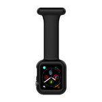 Dây đeo đồng hồ y tá silicone cho Apple Watch Series, 7 41mm / 6&SE&5&4 40mm / 3&2&1 38mm, 7 45mm / 6&SE&5&4 44mm / 3&2&1 42mm