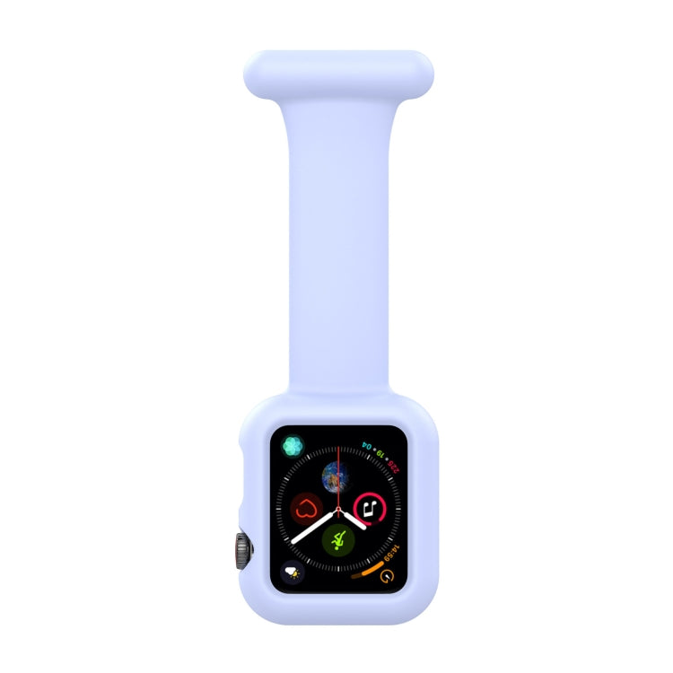 Dây đeo đồng hồ y tá silicone cho Apple Watch Series, 7 41mm / 6&SE&5&4 40mm / 3&2&1 38mm, 7 45mm / 6&SE&5&4 44mm / 3&2&1 42mm