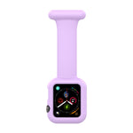 Dây đeo đồng hồ y tá silicone cho Apple Watch Series, 7 41mm / 6&SE&5&4 40mm / 3&2&1 38mm, 7 45mm / 6&SE&5&4 44mm / 3&2&1 42mm