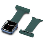 Dây đồng hồ y tá silicone cho Apple Watch Series, 7 45mm / 6&SE&5&4 44mm / 3&2&1 42mm, 7 41mm / 6&SE&5&4 40mm / 3&2&1 38mm