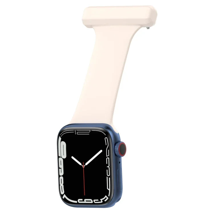 Dây đồng hồ y tá silicone cho Apple Watch Series, 7 45mm / 6&SE&5&4 44mm / 3&2&1 42mm, 7 41mm / 6&SE&5&4 40mm / 3&2&1 38mm