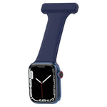 Dây đồng hồ y tá silicone cho Apple Watch Series, 7 45mm / 6&SE&5&4 44mm / 3&2&1 42mm, 7 41mm / 6&SE&5&4 40mm / 3&2&1 38mm