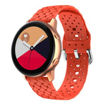 Dây đồng hồ silicone họa tiết dệt, Dành cho Samsung Galaxy Watch4 40/44mm, Dành cho Samsung Galaxy Watch4 Classic 42/46mm