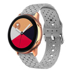 Dây đồng hồ silicone họa tiết dệt, Dành cho Samsung Galaxy Watch4 40/44mm, Dành cho Samsung Galaxy Watch4 Classic 42/46mm