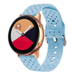 Dây đồng hồ silicone họa tiết dệt, Dành cho Samsung Galaxy Watch4 40/44mm, Dành cho Samsung Galaxy Watch4 Classic 42/46mm