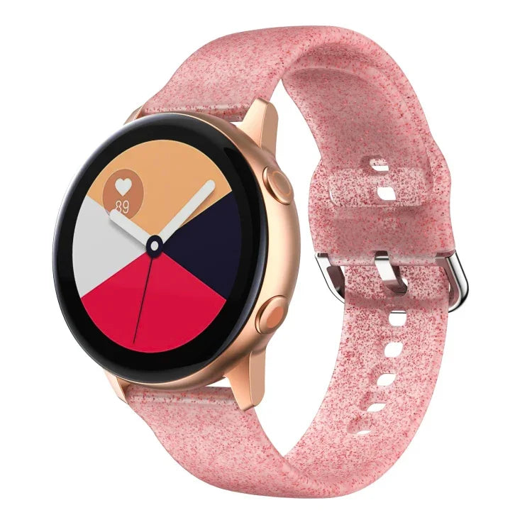 Dây đồng hồ silicone, cho Samsung Galaxy Watch4 40/44mm, cho Samsung Galaxy Watch4 Classic 42/46mm
