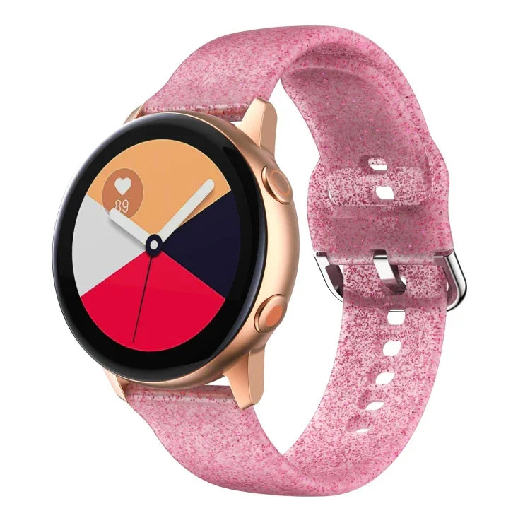 Dây đồng hồ silicone, cho Samsung Galaxy Watch4 40/44mm, cho Samsung Galaxy Watch4 Classic 42/46mm