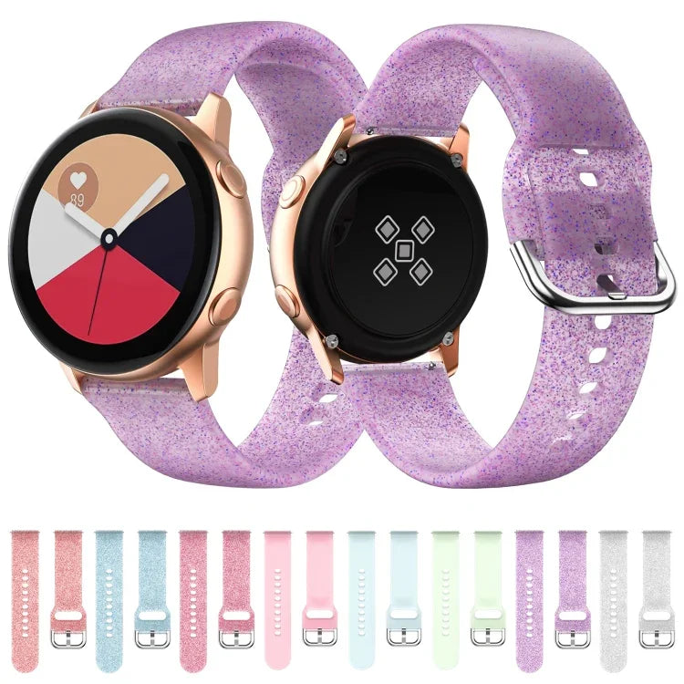 Dây đồng hồ silicone, cho Samsung Galaxy Watch4 40/44mm, cho Samsung Galaxy Watch4 Classic 42/46mm