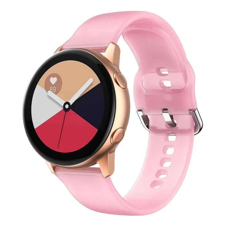Dây đồng hồ silicone, cho Samsung Galaxy Watch4 40/44mm, cho Samsung Galaxy Watch4 Classic 42/46mm