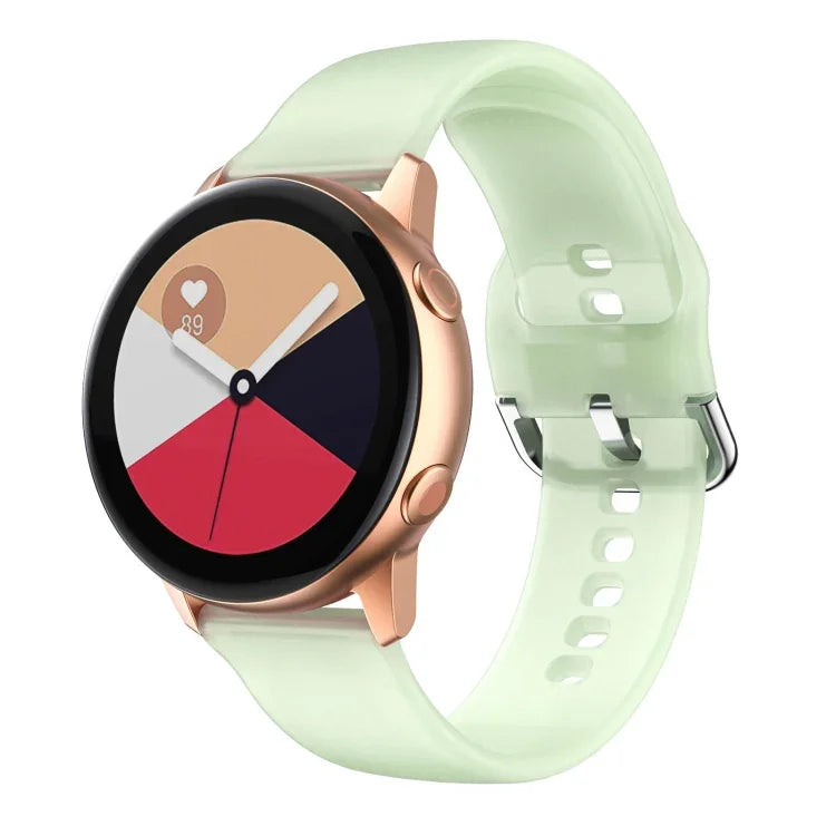 Dây đồng hồ silicone, cho Samsung Galaxy Watch4 40/44mm, cho Samsung Galaxy Watch4 Classic 42/46mm