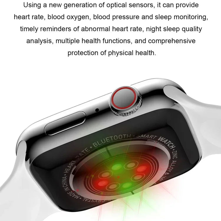 Đồng hồ thông minh D SEVEN màn hình TFT 1.9 inch, Hỗ trợ gọi Bluetooth / Theo dõi giấc ngủ