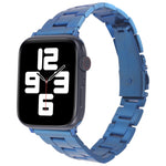 Dây đồng hồ tháo nhanh eo nhỏ cho Apple Watch Series, 7 45mm / 6&SE&5&4 44mm / 3&2&1 42mm, 7 41mm / 6&SE&5&4 40mm / 3&2&1 38mm (Xanh dương, 7 41mm / 6&SE&5&4 40mm / 3&2&1 38mm