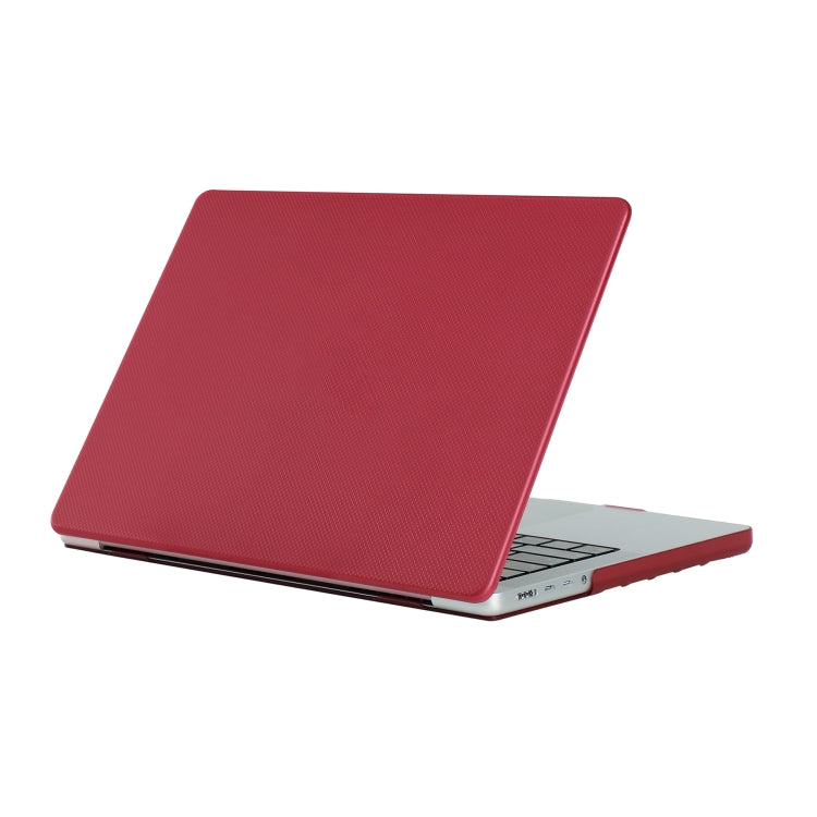 Ốp laptop thuộc da hai mặt họa tiết chấm, cho MacBook Air 13.3 inch A1932/A2179/A2337, cho MacBook Pro 13.3 inch A1706/A1708, cho MacBook Pro 14.2 inch A2442 2021, cho MacBook Pro 16.2 inch A2485 2021
