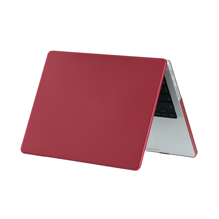 Ốp laptop thuộc da hai mặt họa tiết chấm, cho MacBook Air 13.3 inch A1932/A2179/A2337, cho MacBook Pro 13.3 inch A1706/A1708, cho MacBook Pro 14.2 inch A2442 2021, cho MacBook Pro 16.2 inch A2485 2021