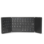 Bàn phím Bluetooth gập có thể sạc lại với bàn di chuột B089T, B089T (Xám), B089T (Bạc), B089T (Đen)