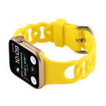 Dây đồng hồ silicone rỗng cho Apple Watch Series, 7 41mm / 6&SE&5&4 40mm / 3&2&1 38mm, 7 45mm / 6&SE&5&4 44mm / 3&2&1 42mm