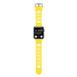 Dây đồng hồ silicone rỗng cho Apple Watch Series, 7 41mm / 6&SE&5&4 40mm / 3&2&1 38mm, 7 45mm / 6&SE&5&4 44mm / 3&2&1 42mm