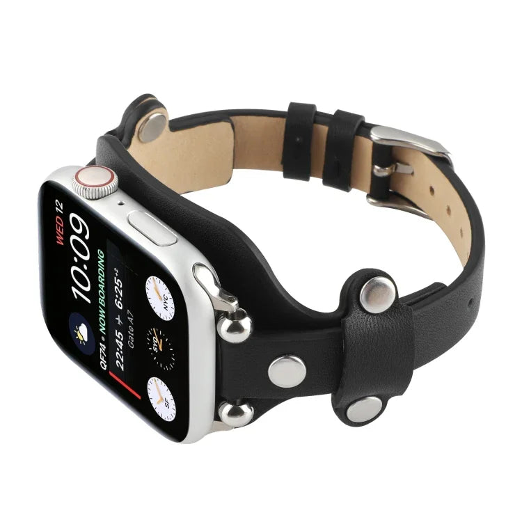 Dây đồng hồ da thật cho Apple Watch Series, 7 41mm / 6&SE&5&4 40mm / 3&2&1 38mm, 7 45mm / 6&SE&5&4 44mm / 3&2&1 42mm