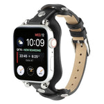 Dây đồng hồ da thật cho Apple Watch Series, 7 41mm / 6&SE&5&4 40mm / 3&2&1 38mm, 7 45mm / 6&SE&5&4 44mm / 3&2&1 42mm