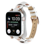 Dây đồng hồ da thật cho Apple Watch Series, 7 41mm / 6&SE&5&4 40mm / 3&2&1 38mm, 7 45mm / 6&SE&5&4 44mm / 3&2&1 42mm