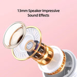 Tai nghe Bluetooth 5.1 không dây nửa in-ear TWS USAMS BU12, USAMS BU12