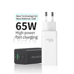 awei PD9 Sạc du lịch sạc nhanh GaN 65W, phích cắm EU