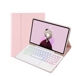 Bao da bàn phím Bluetooth có khe cắm bút cảm giác da T07B-AS, dành cho iPad 9.7 2018&2017 / Pro 9.7 / Air 2, dành cho iPad 10.2 2021&2020&2019/Air 2019/Pro 10.5, dành cho iPad Air 11 2025 / 2024 / Pro 11 2021&2020&2018