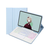 Bao da bàn phím Bluetooth có khe cắm bút cảm giác da T07B-AS, dành cho iPad 9.7 2018&2017 / Pro 9.7 / Air 2, dành cho iPad 10.2 2021&2020&2019/Air 2019/Pro 10.5, dành cho iPad Air 11 2025 / 2024 / Pro 11 2021&2020&2018