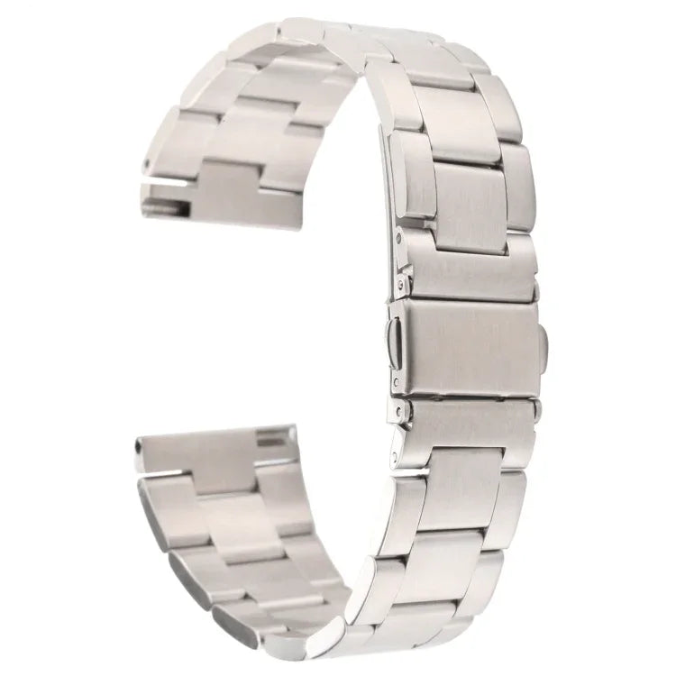 Dây đồng hồ thép 22mm ba hạt
