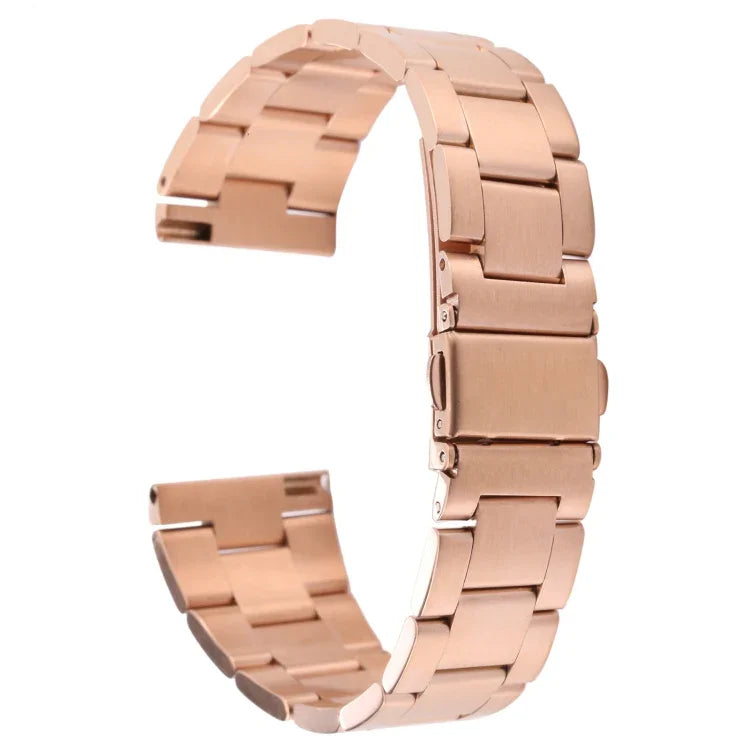 Dây đồng hồ thép 22mm ba hạt