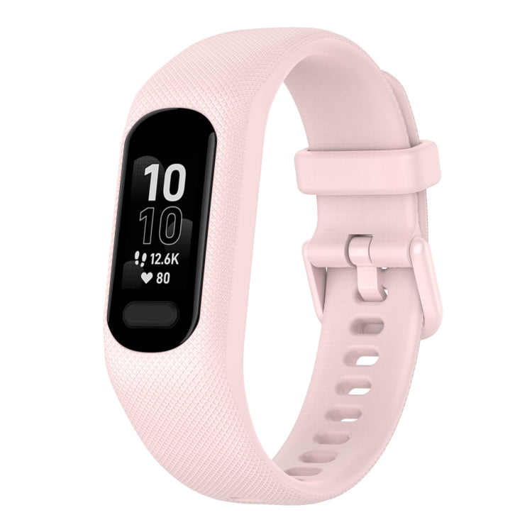 Solid Color Silicone Watch Band, For Garmin Smart 5
