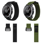 Hook And Loop Fastener Nylon Watch Band, 22mm, 26mm