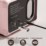 Loa Bluetooth không dây mini HIFI phong cách cổ điển di động HM11 PLUS, HM11 PLUS (Vàng), HM11 PLUS (Đen), HM11 PLUS (Tím), HM11 PLUS (Hồng), HM11 PLUS (Xanh lá)