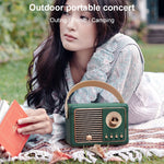 Loa Bluetooth không dây mini HIFI phong cách cổ điển di động HM11 PLUS, HM11 PLUS (Vàng), HM11 PLUS (Đen), HM11 PLUS (Tím), HM11 PLUS (Hồng), HM11 PLUS (Xanh lá)