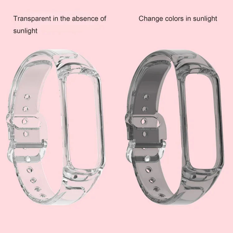 Dây đồng hồ TPU sáng màu bị đổi màu, Dành cho Samsung Galaxy Fit 2 SM-R220