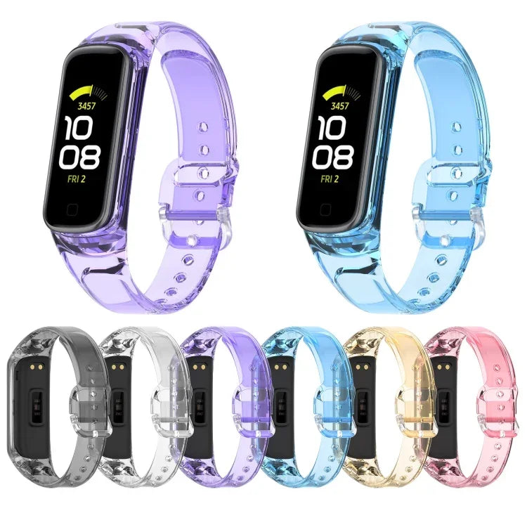 Dây đồng hồ TPU sáng màu bị đổi màu, Dành cho Samsung Galaxy Fit 2 SM-R220