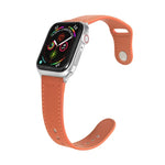 Dây đồng hồ da khóa bạc đinh tán cho Apple Watch Series, 7 41mm / 6&SE&5&4 40mm / 3&2&1 38mm, 7 45mm / 6&SE&5&4 44mm / 3&2&1 42mm