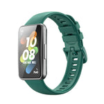 Pure Color Silicone Watch Band, For Huawei Band 7 / Honor Band 7