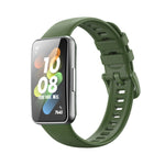 Pure Color Silicone Watch Band, For Huawei Band 7 / Honor Band 7