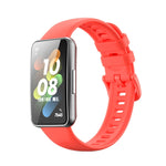 Pure Color Silicone Watch Band, For Huawei Band 7 / Honor Band 7