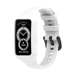 For Huawei Band 7 / 6 Pro / 6 / Honor Band 6 Universal Integrated Silicone Watch Band