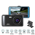 Anytek A60 Camera hành trình ô tô màn hình IPS 4 inch HD 1080P góc rộng 170 độ, camera kép ADAS, A60