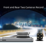 Anytek A60 Camera hành trình ô tô màn hình IPS 4 inch HD 1080P góc rộng 170 độ, camera kép ADAS, A60