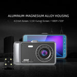 Anytek A60 Camera hành trình ô tô màn hình IPS 4 inch HD 1080P góc rộng 170 độ, camera kép ADAS, A60