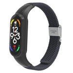 Adjustable Nylon Braided Integrated Watch Band, For Xiaomi Mi Band 7