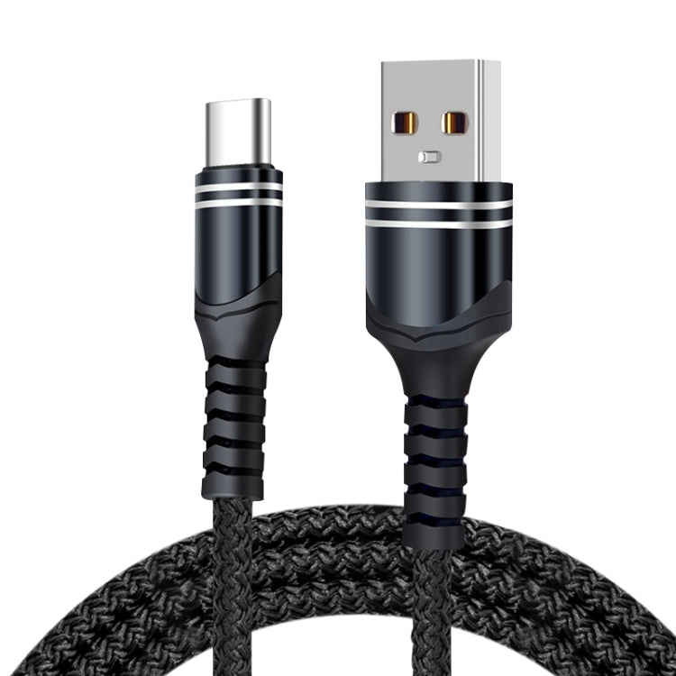 Cáp sạc USB kiểu dệt 6A, chiều dài cáp: 1m, USB-C / Type-C, Micro USB, 8 Pin