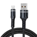 Cáp sạc USB kiểu dệt 6A, chiều dài cáp: 1m, USB-C / Type-C, Micro USB, 8 Pin