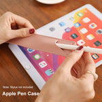 Ốp bảo vệ chống sốc bằng da PU cho Apple Pencil 1 / 2, hộp đựng